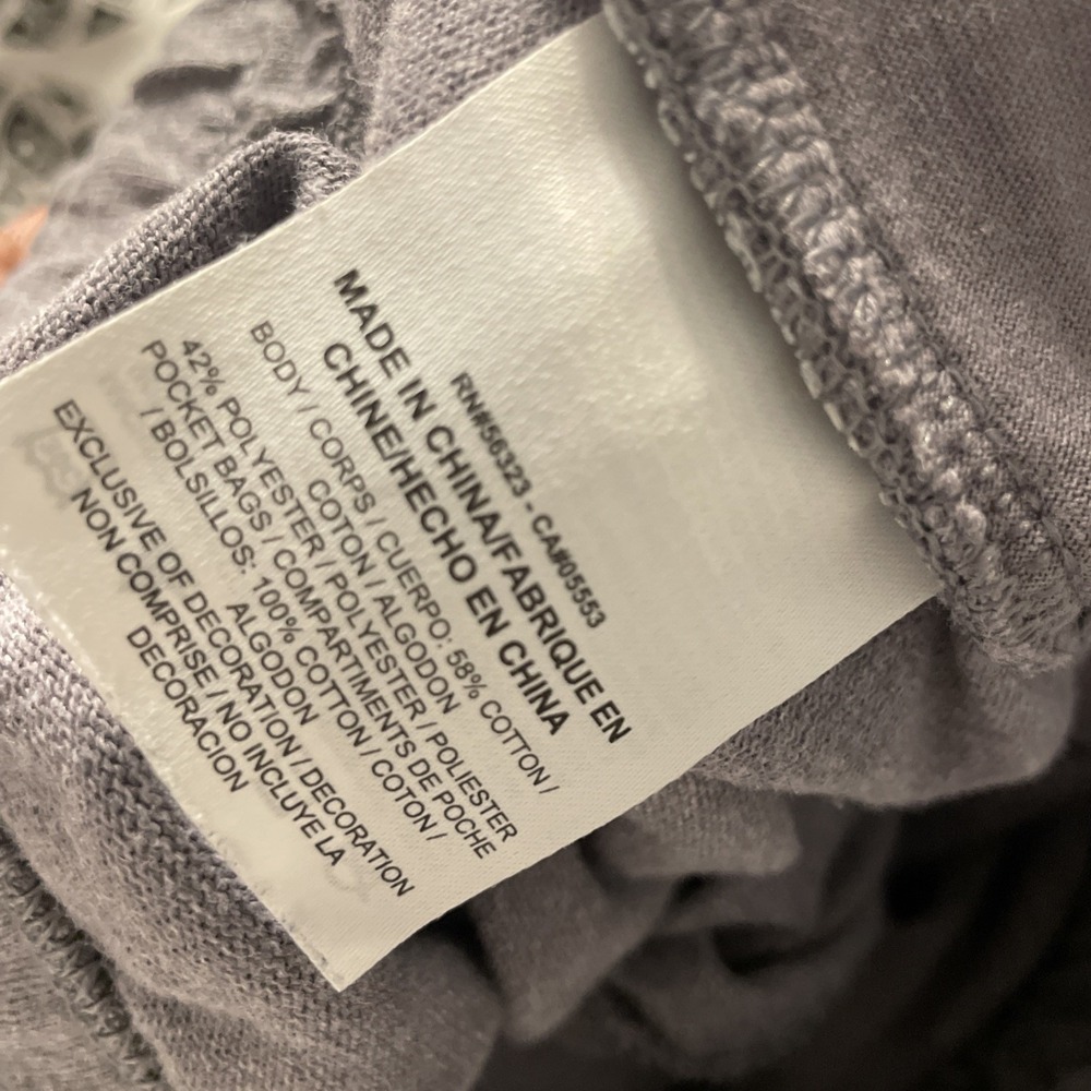 Nike AV15 Advance Knit Joggers Medium Heather Dark Gray Sweatpants Zip Pocket - Picture 5 of 7